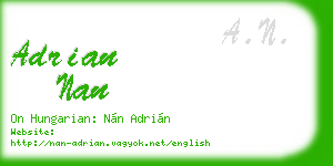 adrian nan business card